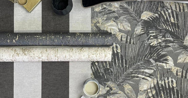 Dark Tropical Glamour: Creating a Sophisticated Monochrome Interior Scheme