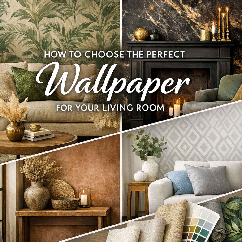 How to Choose the Perfect Wallpaper for Your Living Room. – Nobletts ...