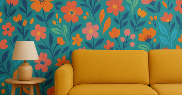 Transform Your Living Room with New Wallpaper