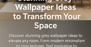 Stunning Grey Wallpaper Ideas to Transform Your Space