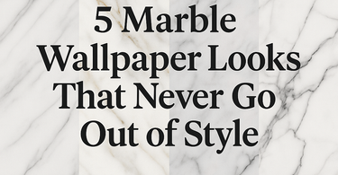 5 Marble Wallpaper Looks That Never Go Out of Style