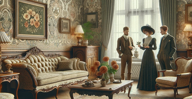 Vintage Pattern Wallpaper Focus