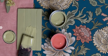 Mood Board Monday: Blending Bold Blooms & Soft Linen Pinks