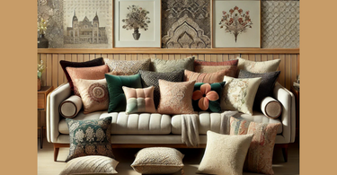 12 Stylish Cushions to Complement Your Wallpaper