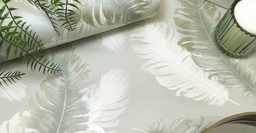 Moda Feather Sage Wallpaper