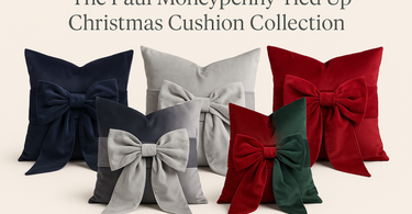 The Paul Moneypenny Tied Up Christmas Cushion Collection 🎁✨