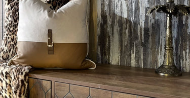 How We Styled This Industrial Metallic Wallpaper Look in Our Belfast Showroom
