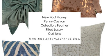 New Paul Money Penny Cushion Collection, Feather Filled Luxury Cushions