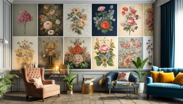 Botanical Bliss Floral Wallpaper Collection