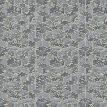 Alena Geo Marble Grey & Gold Wallpaper