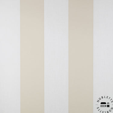 Juliette Stripe Natural Wallpaper - Striped Wallpaper - Nobletts FD43457