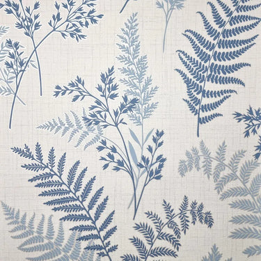 Larson Fern Blue Wallpaper