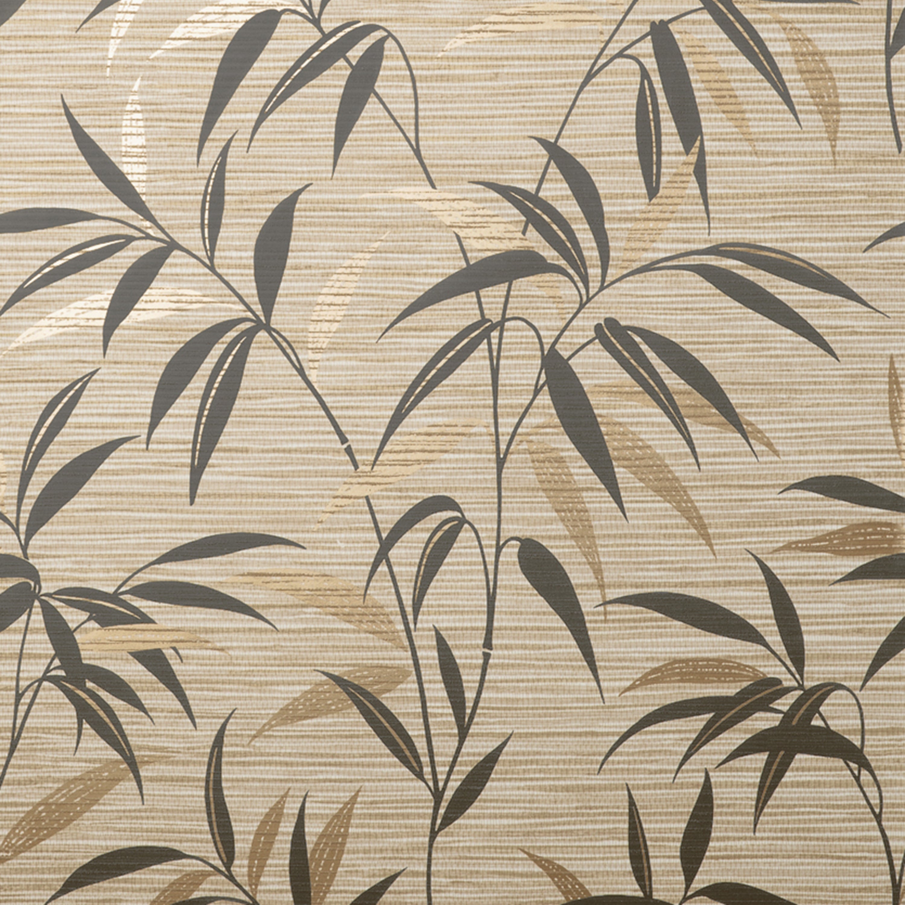Fusion Leaf Natural Wallpaper | Palm Wallpaper | M1772