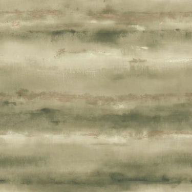Painted Landscape Moss Wallpaper