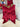 Paul Moneypenny Tied Up Scarlet Cushion