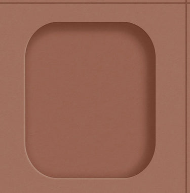 Sloane Retro Panel Clay Wallpaper