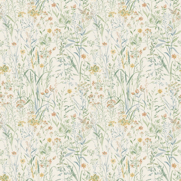 Summer Meadow Green Wallpaper