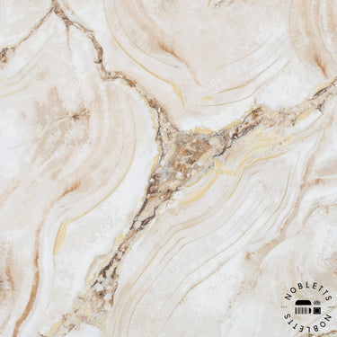 Vasari - Palmetto Marble Taupe Wallpaper | 529456