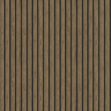 Wood Slat Dark Oak Wallpaper