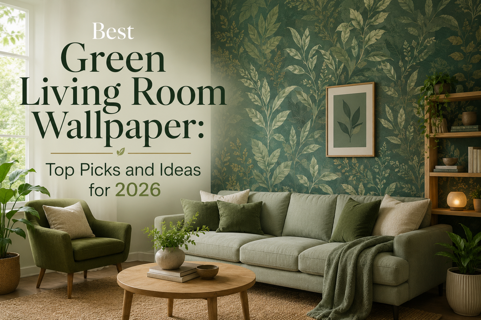 Best Green Living Room Wallpaper: Top Picks and Ideas for 2026 ...