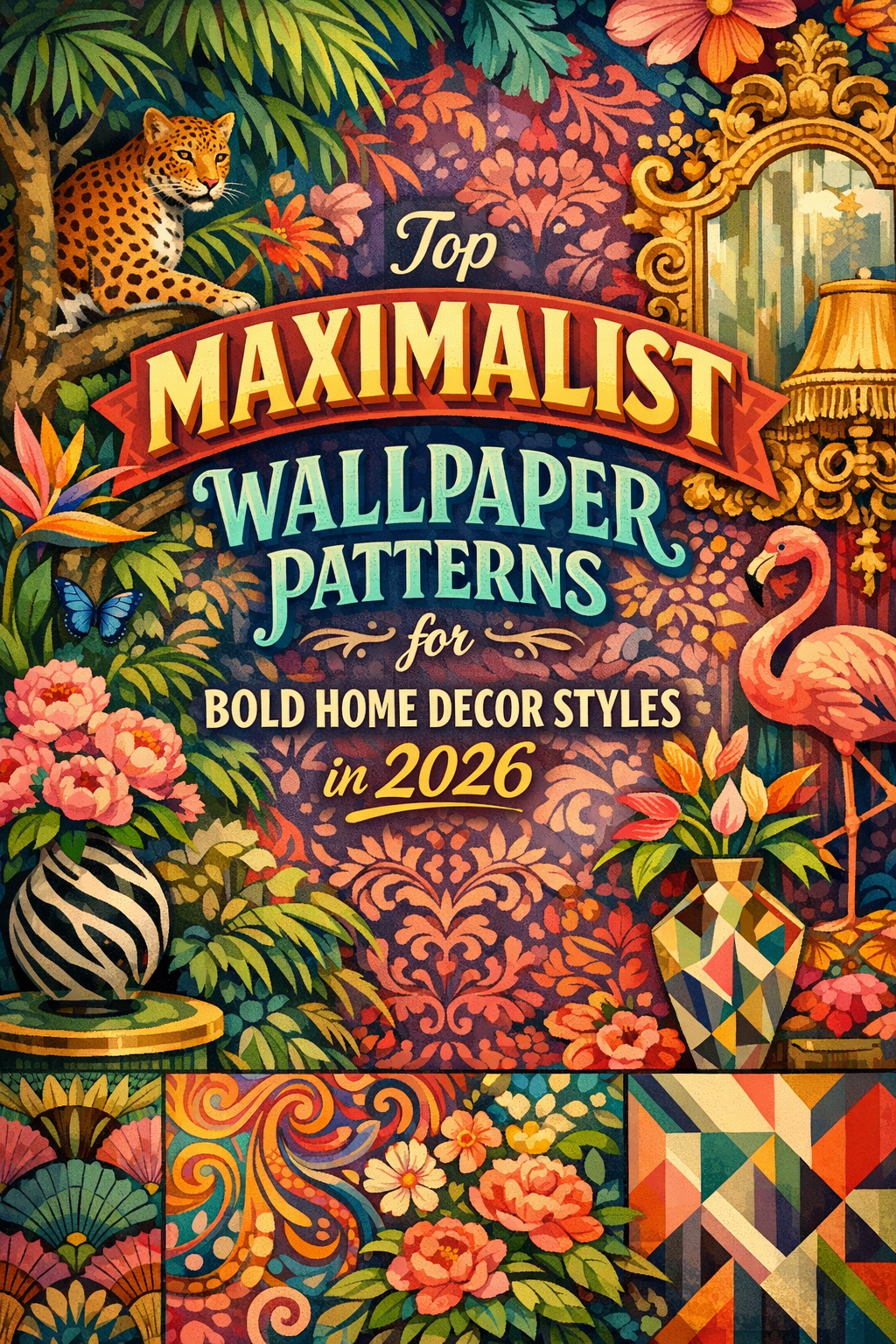 Top Maximalist Wallpaper Patterns for Bold Home Decor Styles in 2026 ...