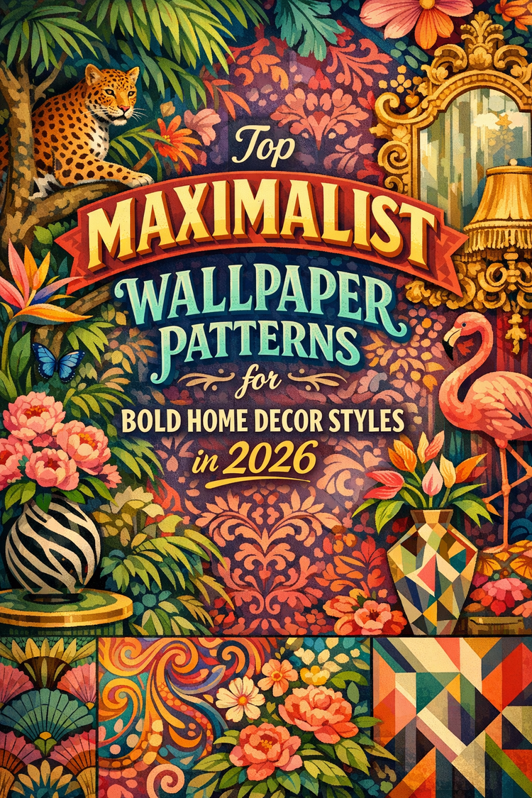 Top Maximalist Wallpaper Patterns for Bold Home Decor Styles in 2026 ...