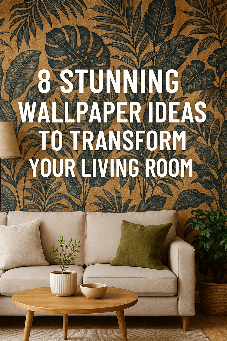 8 Stunning Wallpaper Ideas to Transform Your Living Room – Nobletts ...