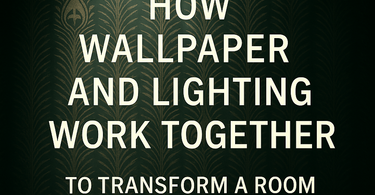 Wallpaper & Lighting — A Design Duo That Wows