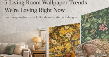 Living Room Wallpaper Trends We’re Loving Right Now