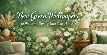 New Green Wallpapers to Welcome Spring Into Your Home