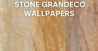 New Marble Effect Structured Walls Stone Wallpapers by Grandeco.
