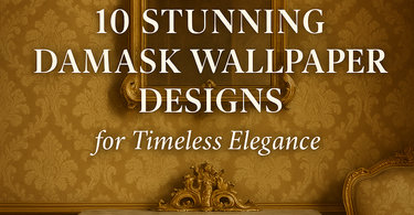 10 Stunning Damask Wallpaper Designs for Timeless Elegance