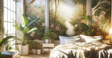 Transform Your Bedroom with Nature-Inspired Wallpapers | Biophilic Designs