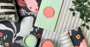 Japandi Meets Retro: A Bold Wallpaper Mood Board for 2025
