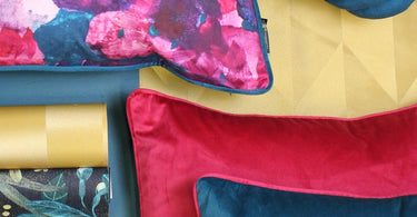 Teal, Fuchsia & Gold: A Bold Interiors Mood Board by Laura & Paul