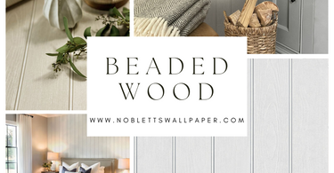 Introducing the New Beaded Wood Wallpaper Collection: