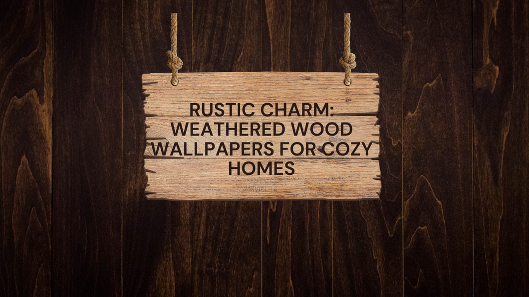 Rustic Charm: Weathered Wood Wallpapers for Cozy Homes – Nobletts Wallpaper