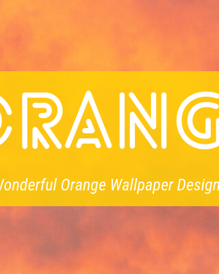 Orange Wallpaper | Rust Wallpaper | FREE DELIVERY