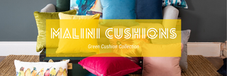 Green Designer Malini Cushion Collection | Shop Cushions Online