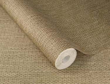Noble Zen Dark Gold Wabi Natural Fibre Wallpaper