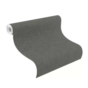 Factory VI - Concrete Effect Dark Grey Wallpaper