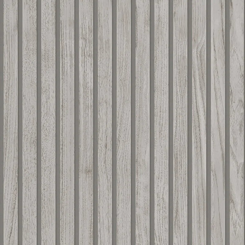 Rustic Grey Timber Wood Slate Panel Wallpaper - Nobletts Wallpaper