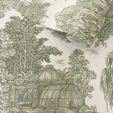 Osterley Green Wallpaper