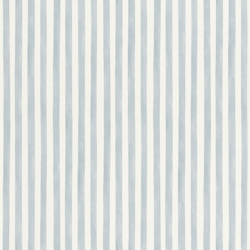 Blue and White Stripe Wallpaper | Rasch Wallcoverings | 252743