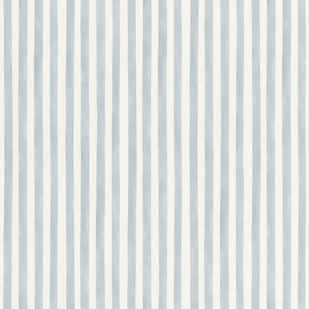 Blue and white stripe wallpaper