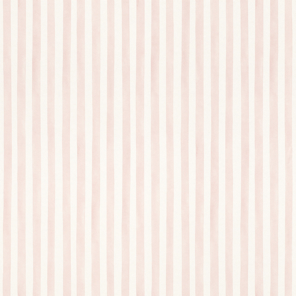 Pink and White Stripe Wallpaper