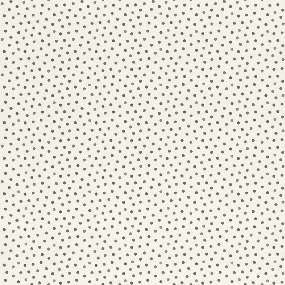 Black and White Polka Dot Wallpaper | Rasch Wallcoverings | 253023
