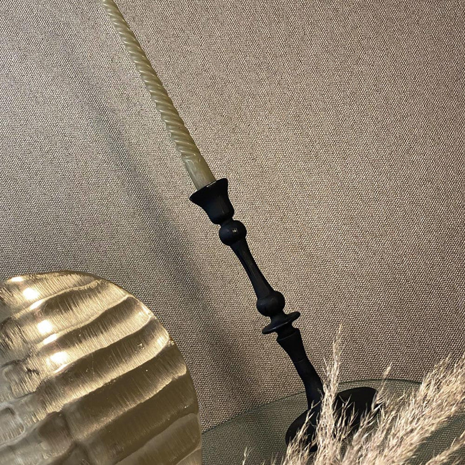 Ciara Texture Mocha Wallpaper Room View