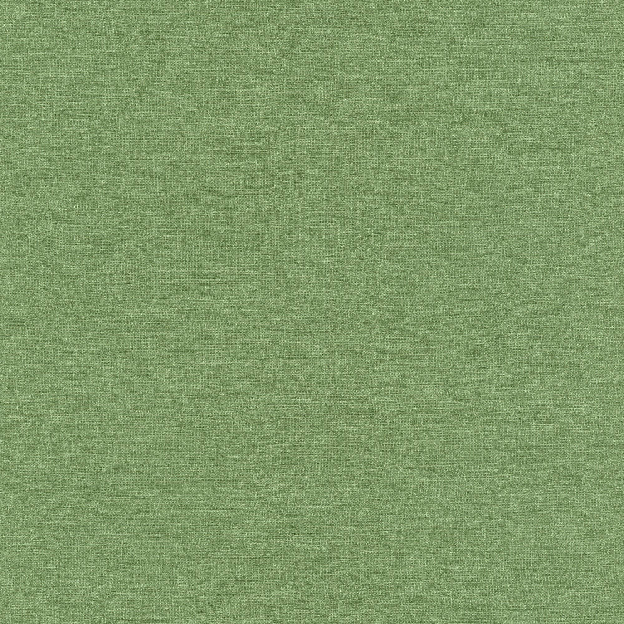 Freundin Linen Effect Green Wallpaper