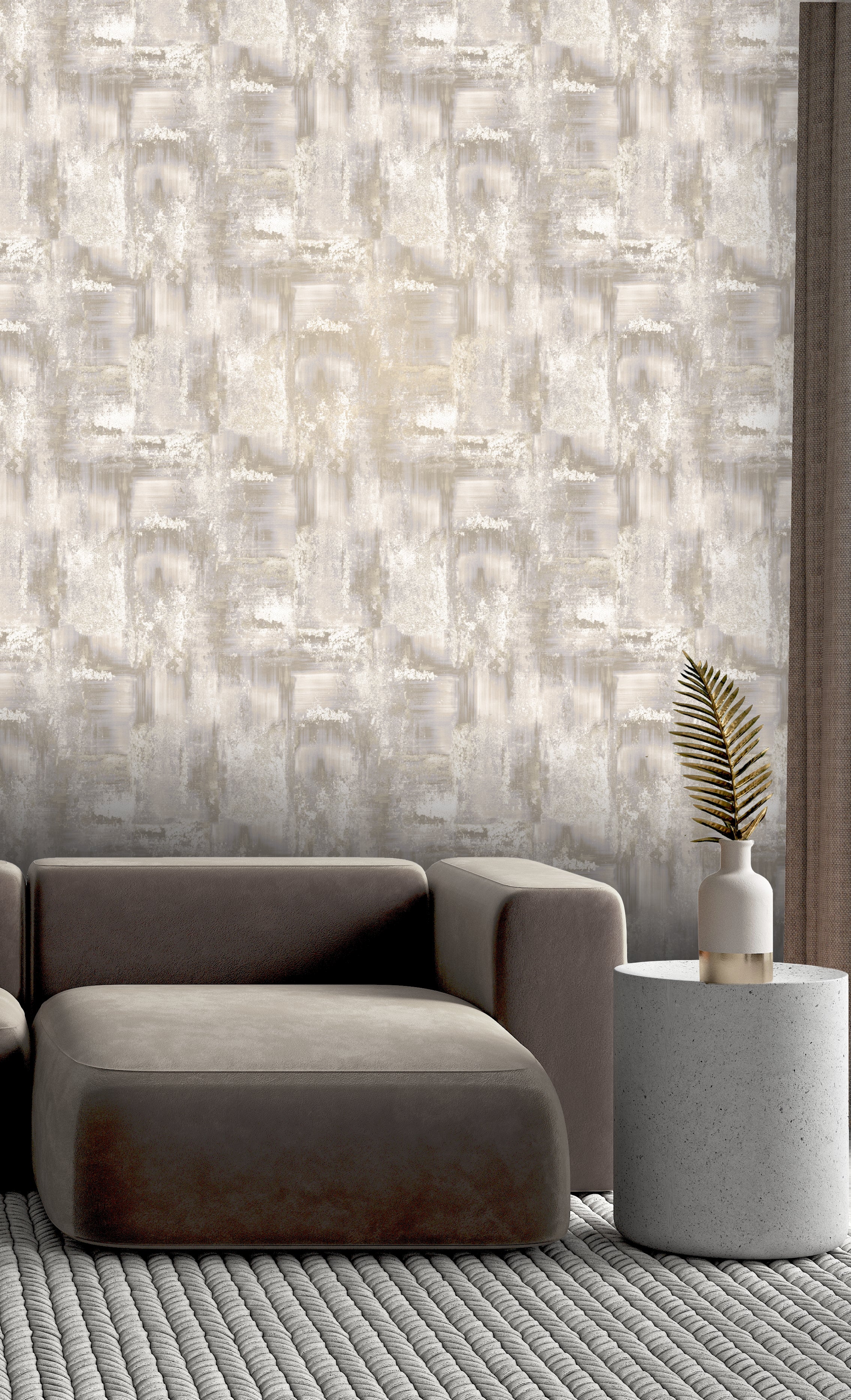 Solara Taupe Wallpaper | Rasch Wallcoverings | 538526